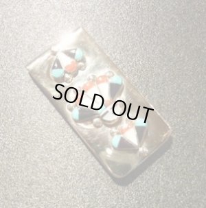 画像1: ズニ　インレイ　サンフェイス　マネークリップ