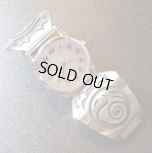 画像1: ホピ　Weaver・Selina　オーバレイ　ウォーターバードetc　ウォッチブレスLサイズ