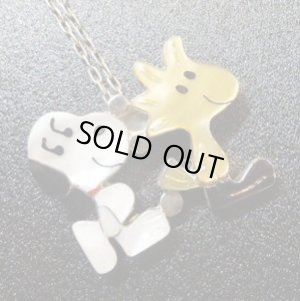 画像1: ズニ　Paula・Leekity　インレイ　全身スヌーピー&ウッドストック　ピン付TOP