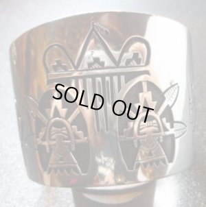 画像1: ホピ　Victor・Coochwytewa　オーバレイ　シャラコカチーナetc　バングル約16〜17cm用