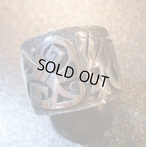 画像1: ホピ　Gary&Elsie・Yoyokie　オーバレイ　ストームモチーフ　リング22号