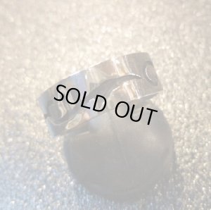 画像1: ホピ　作者不明　オーバレイ　ウェーブ?　リング11号