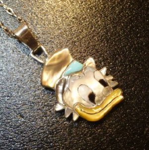 画像1: ズニ　Don・Dewa　インレイ　ラージフェイス スクルージ・マクダック　TOP