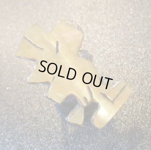 画像1: ズニ　Shenel・Comosona　インレイ　ウッドストック　リング19号