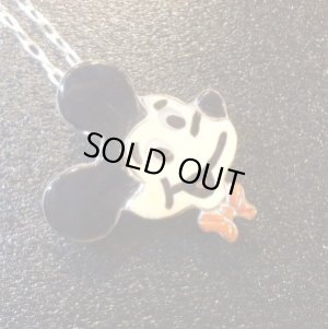 画像1: ズニ　Andrea・Lonjose　インレイ　Lフェイス 横向きミッキーマウス　ピンブローチ&TOP