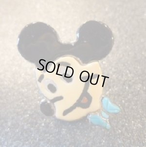 画像1: ズニ　Andrea・Lonjose　インレイ　Lフェイス 横向きミッキーマウス　リング18号