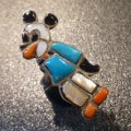 ズニ　70S　Usedポーン　インレイ　ミッキーマウス　リング15号
