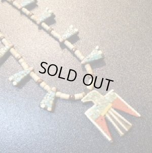 画像1: サントドミンゴ　1940’Sアンティーク　サンダーバード　ネックレス約cm前後