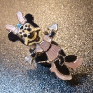 画像1: ズニ　Andrea・Lonjose　インレイ　ミニーマウス　リング10号