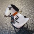 ズニ　Shenel・Comosona　インレイ　Sサイズスヌーピー　リング16号