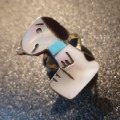 ズニ　Shenel・Comosona　インレイ　Sサイズスヌーピー　リング8号