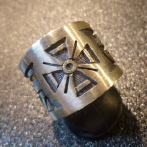 画像1: ホピ　Lucion・Koinva　オーバレイ　プレイヤーフェザーetc　リング20号