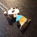 ズニ　Paula・Leekity　インレイ　全身ミッキーマウス　ピンTOP