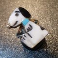 ズニ　Shenel・Comosona　インレイ　Sサイズスヌーピー　リング15号