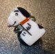 ズニ　Shenel・Comosona　インレイ　Sサイズスヌーピー　リング17号
