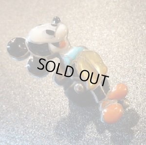 画像1: ズニ　Veronica・Poblano　1970’S　インレイ　全身ミッキー　リング11号