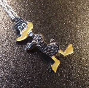 画像1: ズニ　Andrea・Lonjose　インレイ　全身ダフィーダック　ピンブローチ&TOP