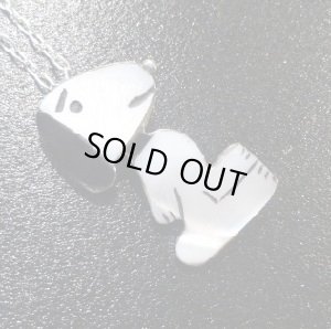 画像1: ズニ　Shenel・Comosona　インレイ　XLサイズ　スタンディングスヌーピー　ピンブローチ&TOP