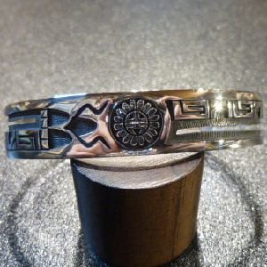 画像1: ホピ　Lucion・Koinva　オーバレイ　サンフェイスetc　バングル約16〜17・5cm用