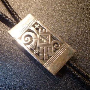 画像1: ホピ　Michael・Kabotie（Lomawywesa）　オーバレイ　AWATOVI　ボロタイ