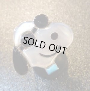 画像1: ズニ　Don・Dewa　インレイ　スモールフェイス　クールスヌーピー　リング8〜16号ぐらい（フリー）