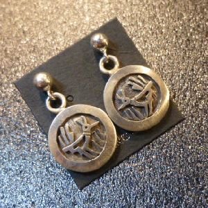 画像1: ホピ　Lucion・Koinva　オーバレイ　ロードランナー　ぶら下がりスタッズピアス