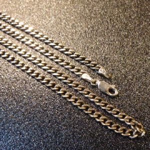 画像1: 別途販売用　シルバーチェーンネックレス(喜平)　47cm　11500円プラス税