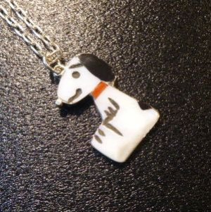 画像1: ズニ　Shennel・Comosona　インレイ　Sサイズスヌーピー　TOP