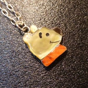 画像1: ズニ　Paula・Leekity　インレイ　スモールフェイス プーさん　TOP