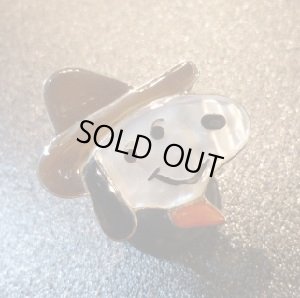 画像1: ズニ　Don・Dewa　インレイ　スモールフェイス　カウボーイスヌーピー　リング8〜16号ぐらい（フリー）