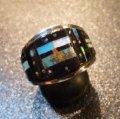 ナバホ　Gilbert・Smith　インレイ　夜空&マウンテンモチーフ　宇宙モチーフ　リング21号