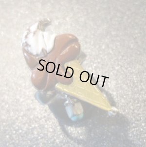 画像1: ズニ　Veronica・Poblano　インレイ　アイスクリーム　リング12号