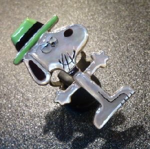 画像1: ズニ　Don・Dewa　インレイ　全身スパイク　リング16号