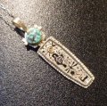 ズニ　Myron・Panteah　シルバー&14Kゴールドアクセント　メイデン型TOP