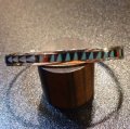 ズニ　Charlotte・Dishta　インレイ　以可学模様　バングル約16・5〜17・5cm用