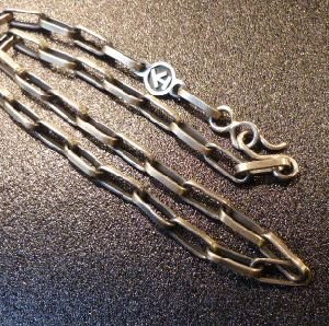画像1: ホピ　Jarrett・Lorenzo・Yoyokie　ハンドメイド　チェーンネックレス約61cm