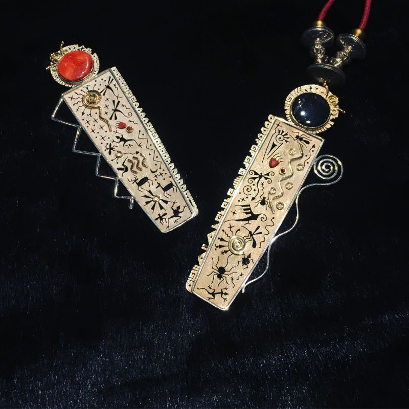 綺麗なハンドカット×ワンポイントのゴールドが上品な仕上がりの若手