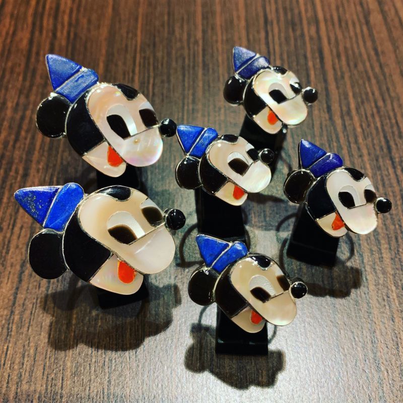 ズニ族 Paula Leekity作 タピオカ プディングSilver Ring SILVER501 楽天店です🌈 ズニ族 Paula Leekity (ポーラ